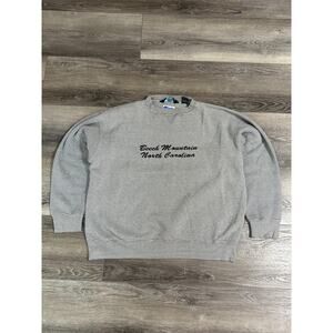 Vintage Luna Pier Beach Mountain North Carolina Knit Crewneck Retro - Men’s XL